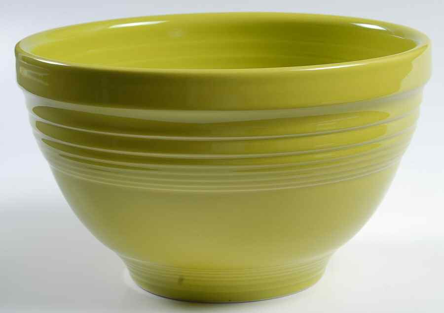 Fiesta Lemongrass (Intro 2009) 8" Baking Bowl by Homer Laughlin -1