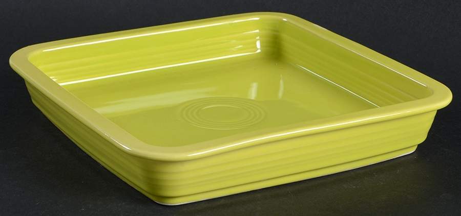 Fiesta Lemongrass (Intro 2009) Square Utility Tray by Homer Laughlin -1