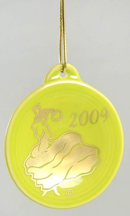 Fiesta Lemongrass (Intro 2009) Ornament by Homer Laughlin -1