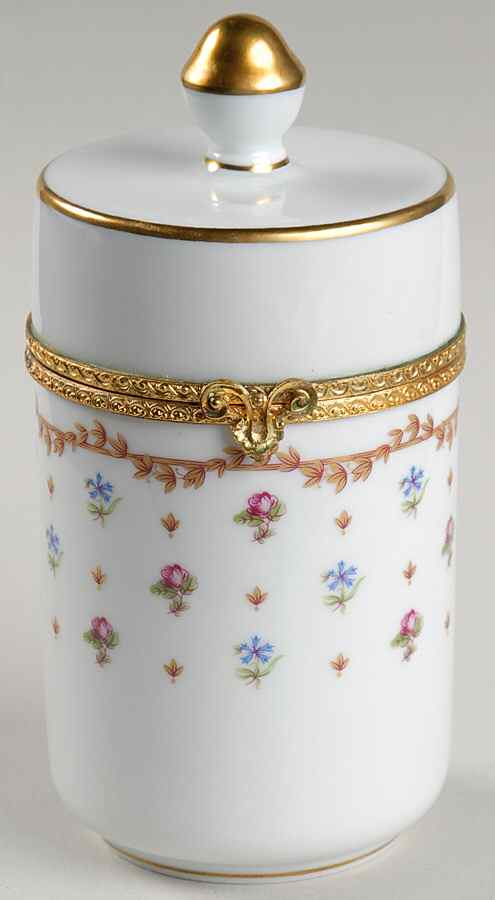 Vieux Sevres Hinged Cigarette Box by Haviland-1
