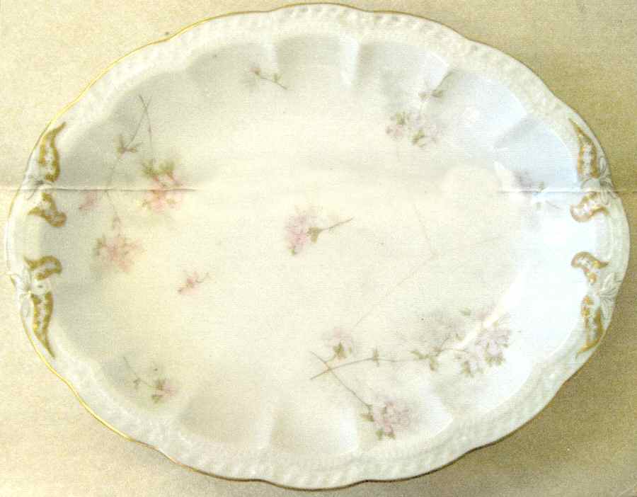 Schleiger 83-5 14" Oval Serving Platter by Haviland-1