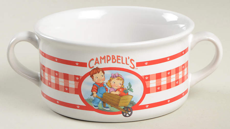 Campbell's Soup Individual Handled Soup Bowl by Houston Harvest Gift Products-1