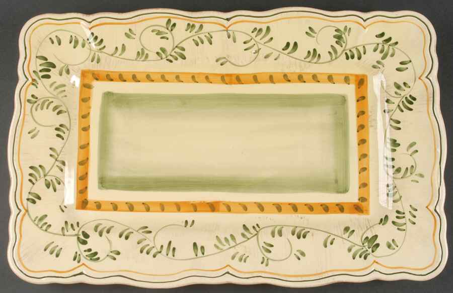 Amalfi Verde 17" Rectangular Tray by Home Essentials-1
