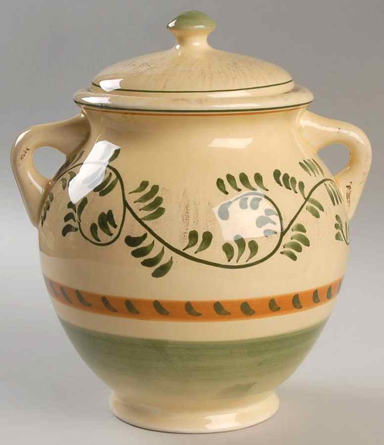 Amalfi Verde Large Canister & Lid by Home Essentials-1