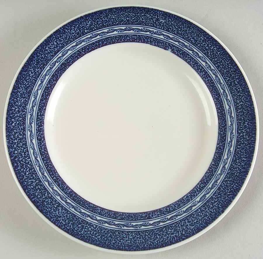 Mosaic Cobalt Blue (No Trim) Bread & Butter Plate by Haviland-1