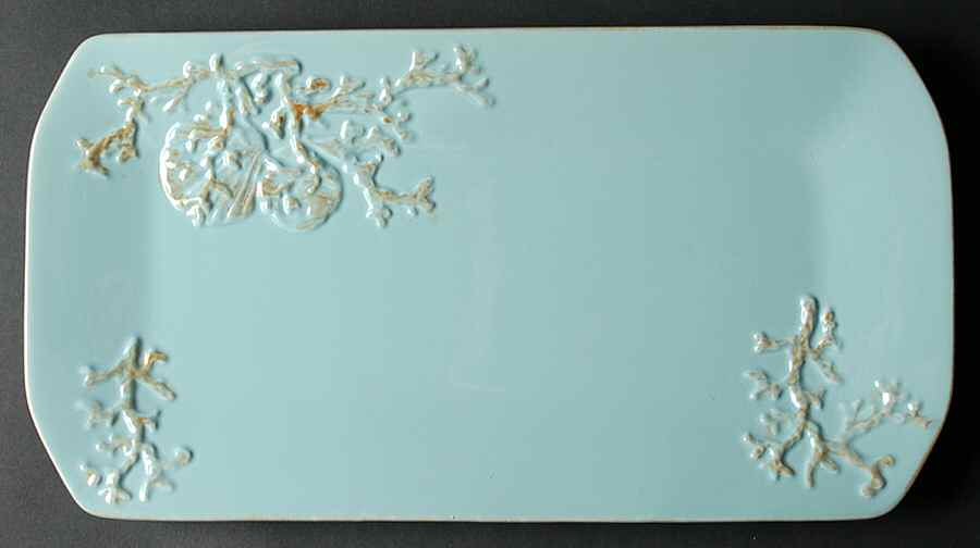 Reef Aqua 15" Bread Tray by Home Essentials-1