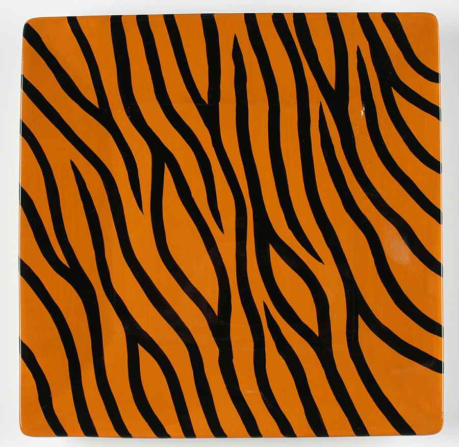 Safari Square Dinner Plate by Home Essentials-1