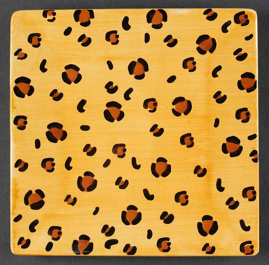 Safari Square Salad Plate by Home Essentials-1