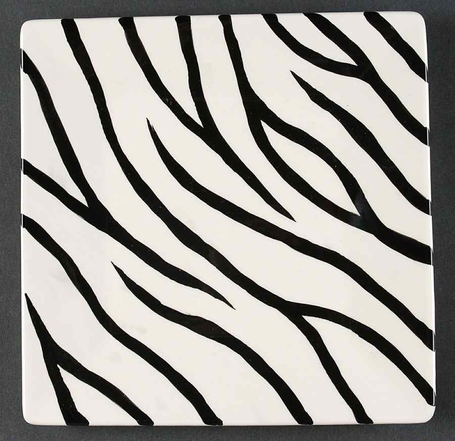 Safari Square Salad Plate by Home Essentials-1