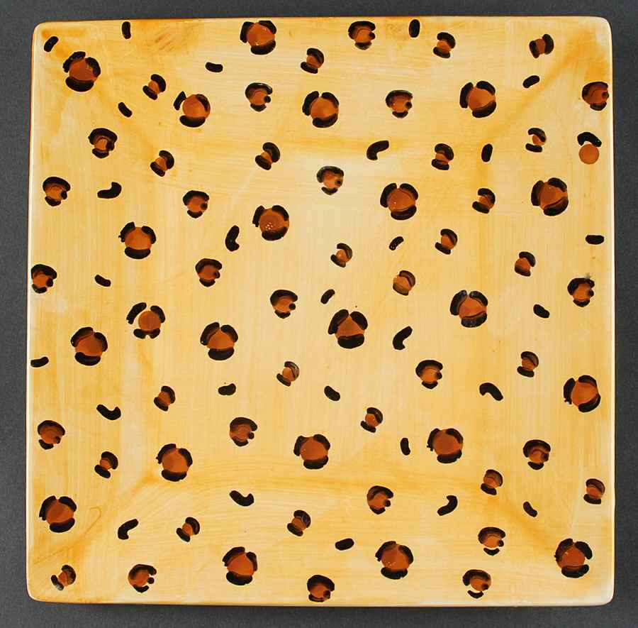 Safari Square Dinner Plate by Home Essentials-1