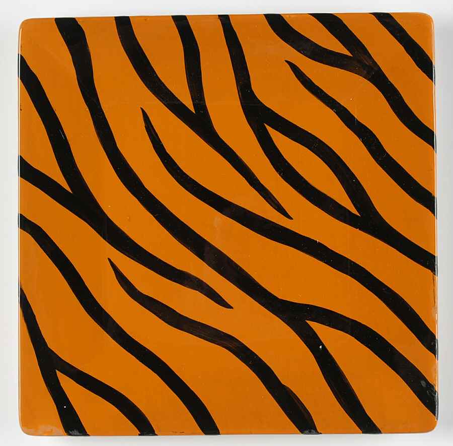 Safari Square Salad Plate by Home Essentials-1