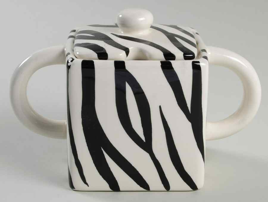 Safari Square Sugar Bowl & Lid by Home Essentials-1