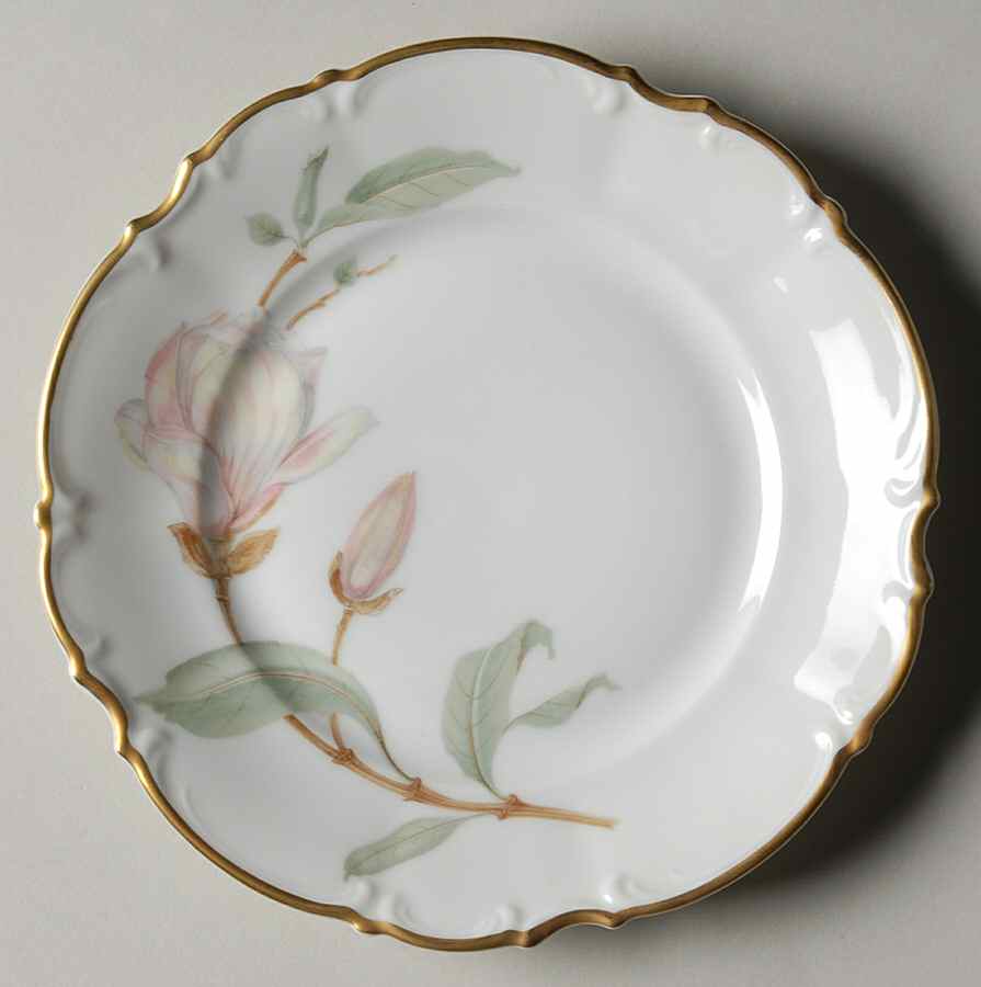Magnolia (8230, Sylvia, White) Bread & Butter Plate by Hutschenreuther-1