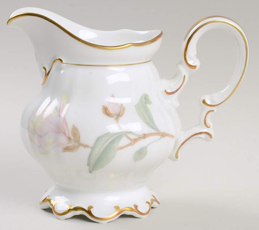 Magnolia (8230, Sylvia, White) Creamer by Hutschenreuther-1