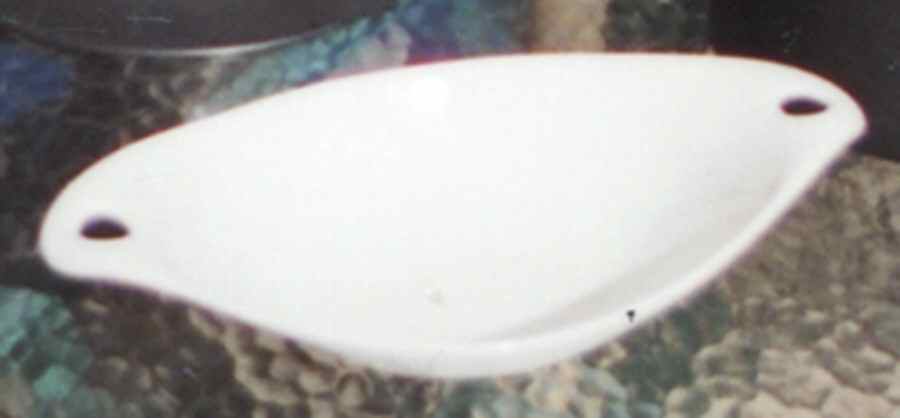 Z Ware White Black Bread Tray by Hyalyn-1