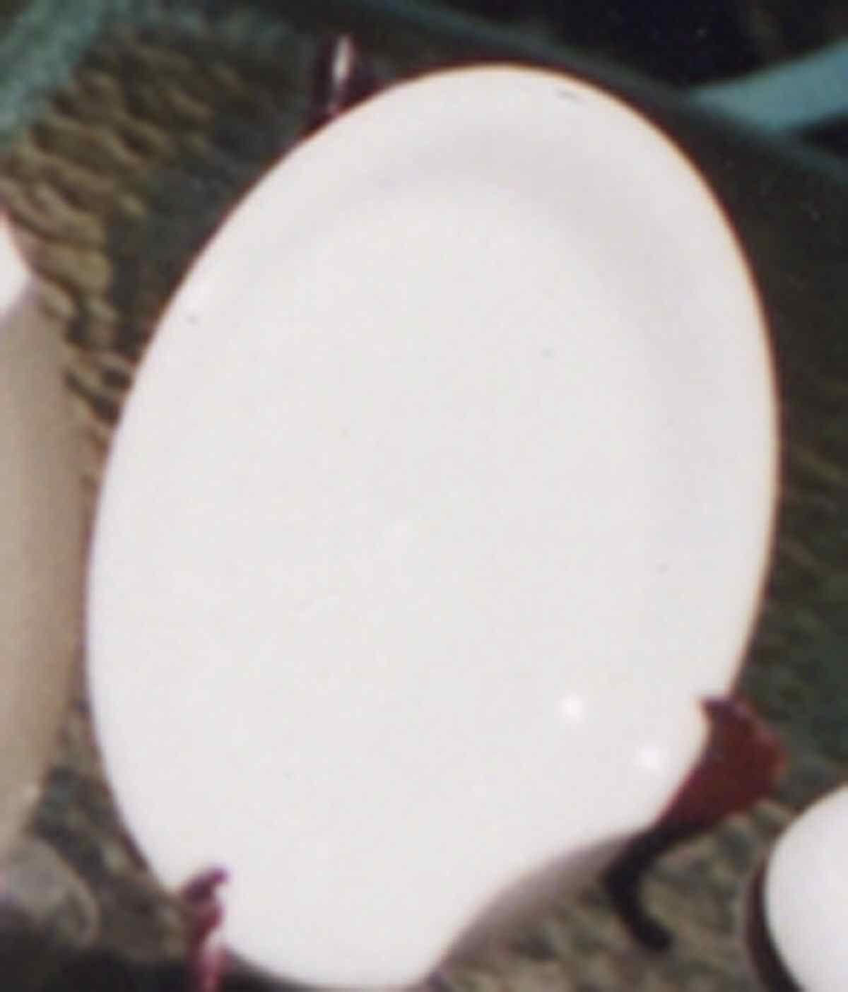 Z Ware White Black Salad Plate by Hyalyn-1