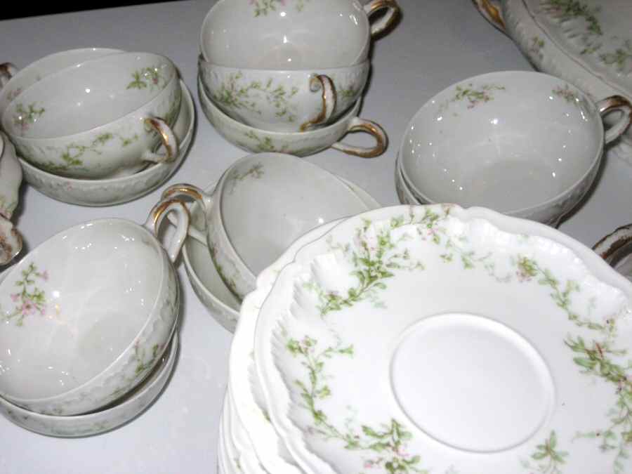 Schleiger 1024B-1 Flat Cup & Saucer Set by Haviland-1
