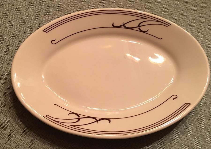 HLC3803 11" Oval Serving Platter by Homer Laughlin -1