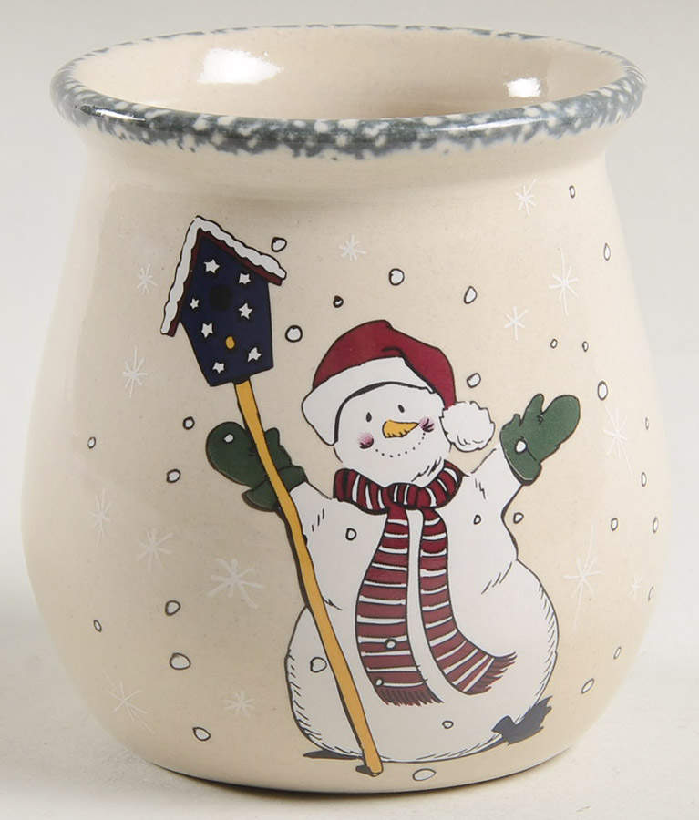 Snowman Votive Candleholder by Home & Garden Party-1