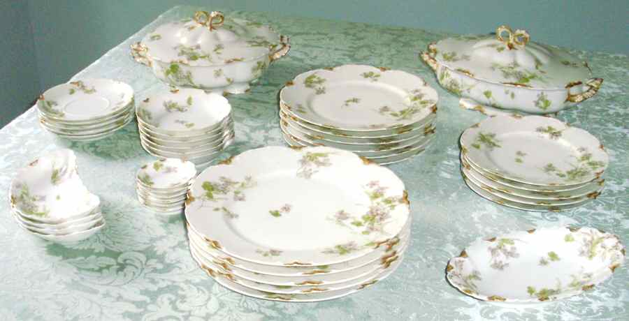 Schleiger 253-2 Round Covered Vegetable by Haviland-1