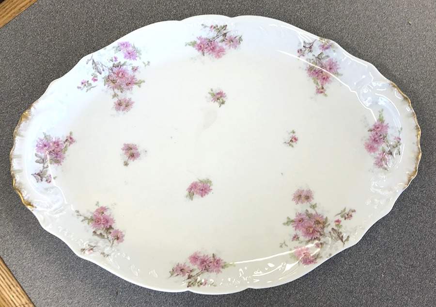 H3967 16" Oval Serving Platter by Haviland-1