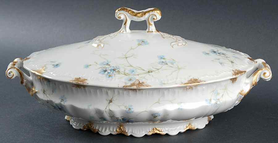 Schleiger 1019-3 Oval Covered Vegetable by Haviland-1