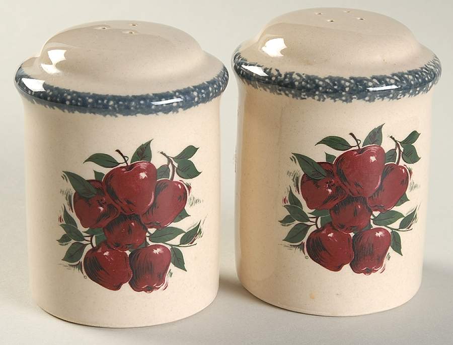 Apple Salt & Pepper Set by Home & Garden Party-1