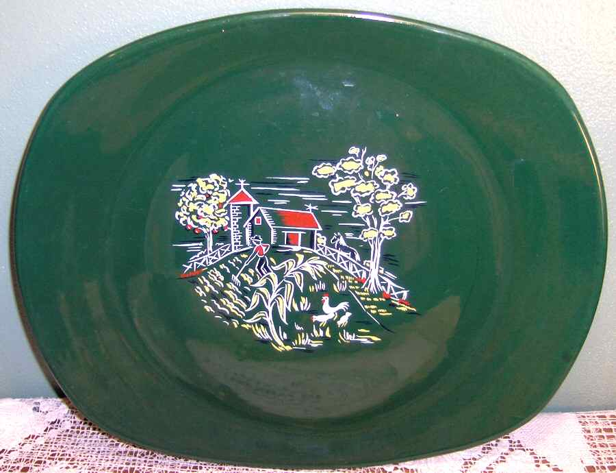 HAH20 13" Oval Serving Platter by Harmony House China-1