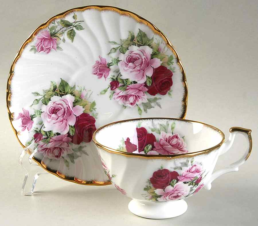 HUN6 Footed Cup & Saucer Set by Hudson & Middleton-1