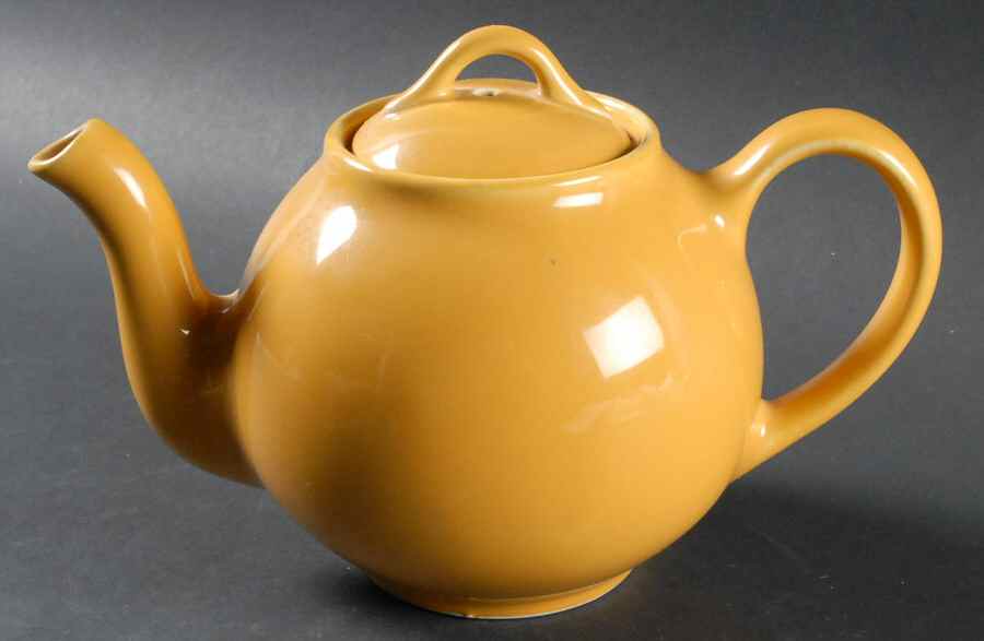 Liptons Tea 12 Ounce French Teapot & Lid by Hall-1