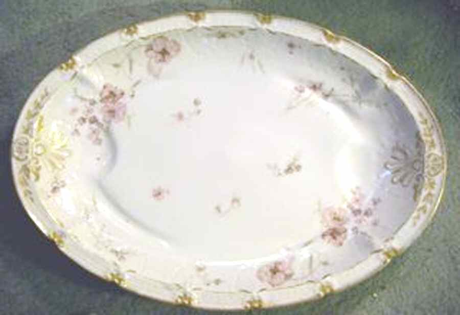 H3975 12" Oval Serving Platter by Haviland-1