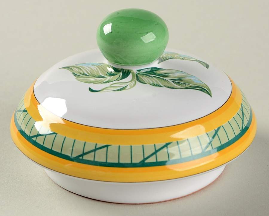 Faience Toucans Lid for Tea/Coffee Pot by Hermes-1