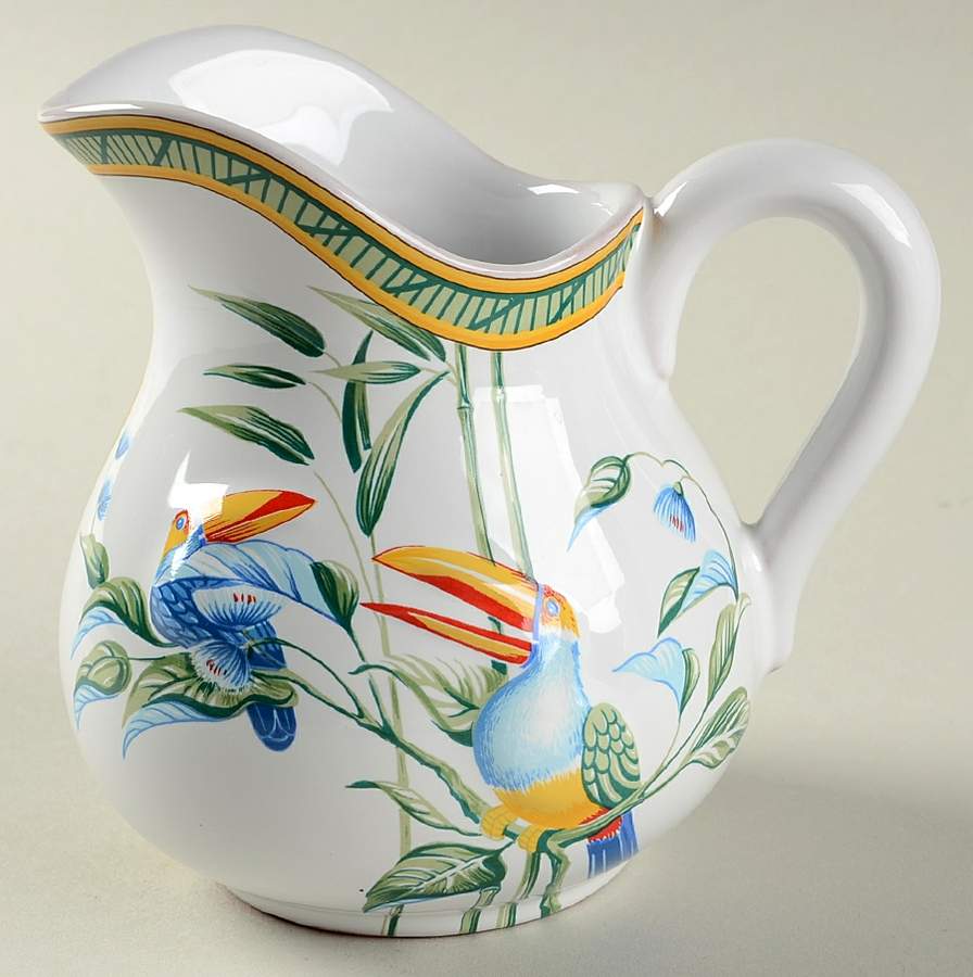 Faience Toucans Creamer by Hermes-1