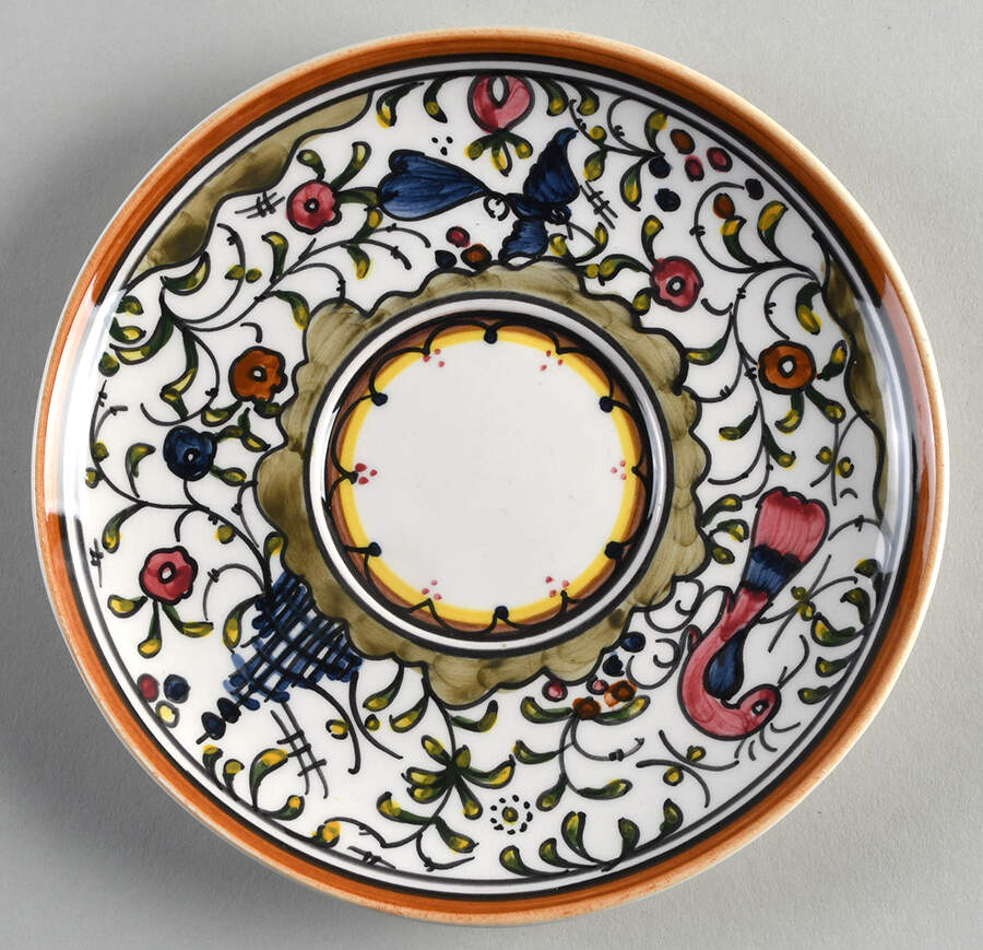 Pavoes Saucer by Horchow-1