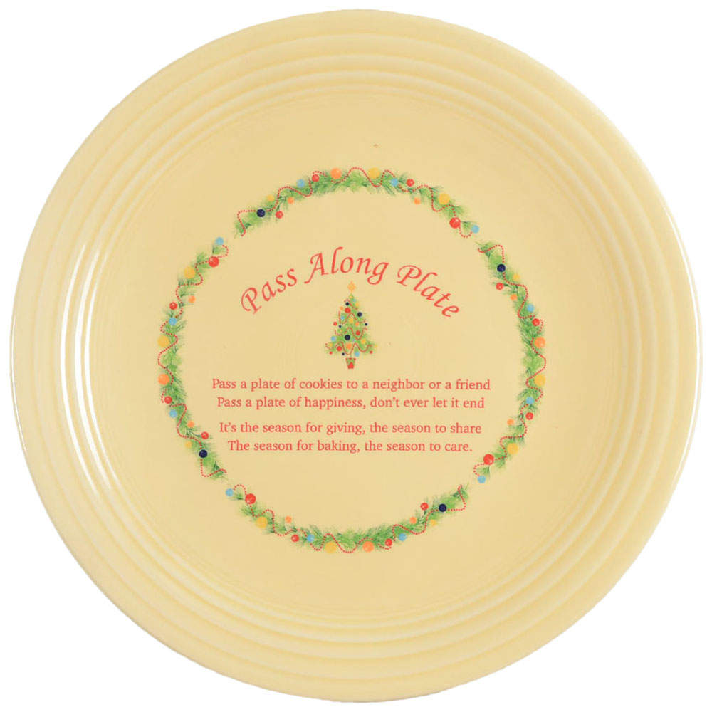 Fiesta Christmas Tree Pass Along Cookie Plate by Fiesta Tableware Company-1