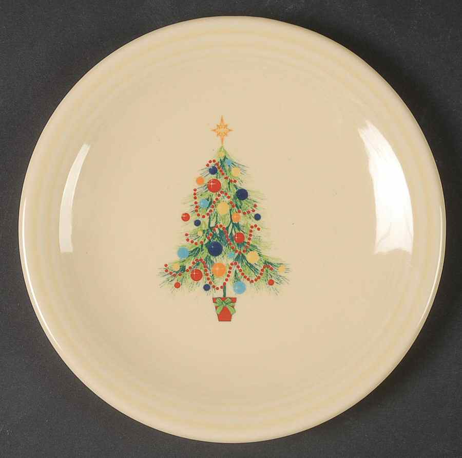 Fiesta Christmas Tree Bread & Butter Plate by Fiesta Tableware Company-1
