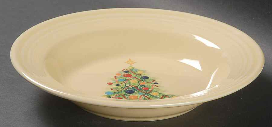 Fiesta Christmas Tree Large Rim Soup Bowl by Fiesta Tableware Company-1