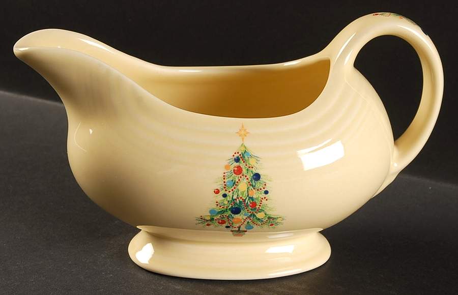 Fiesta Christmas Tree Open Sauce Boat by Fiesta Tableware Company-1