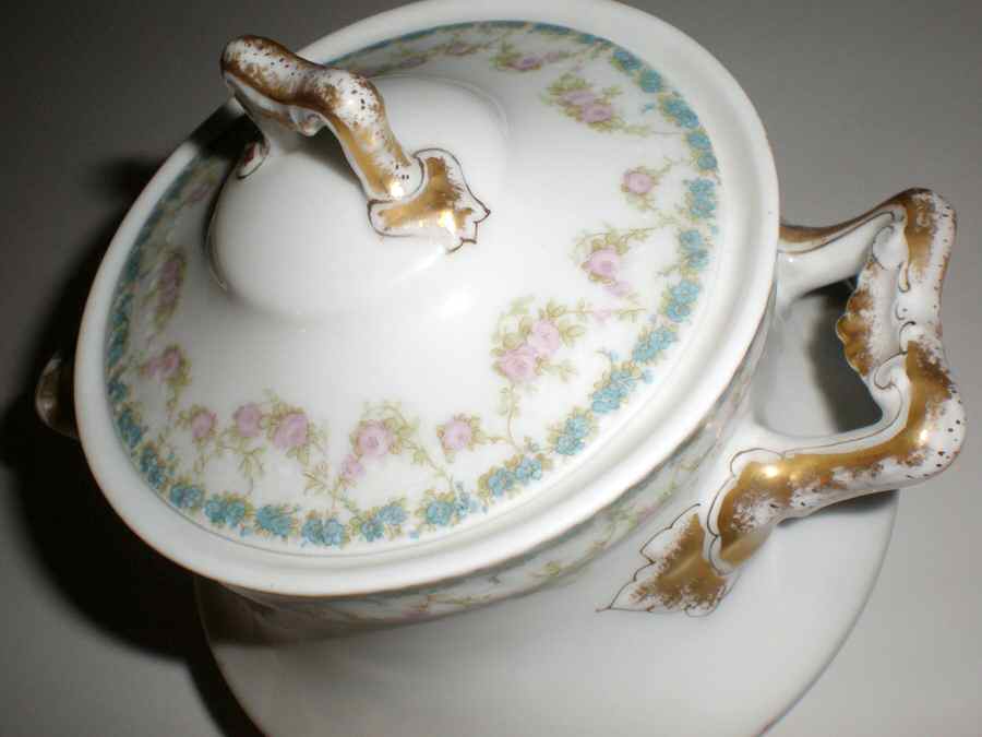 Schleiger 271-5 Sugar Bowl & Lid by Haviland-1