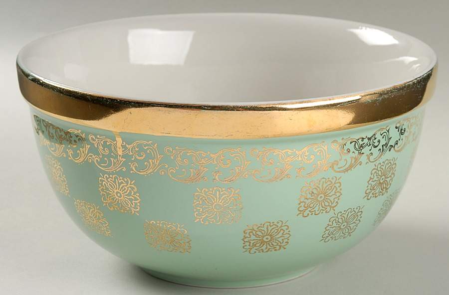 Gold Label Kitchenware Medallion 8" Thick Rim Bowl by Hall-1