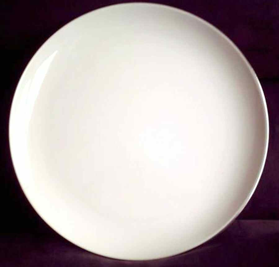 White Holiday Dinner Plate by Holiday Heirloom-1