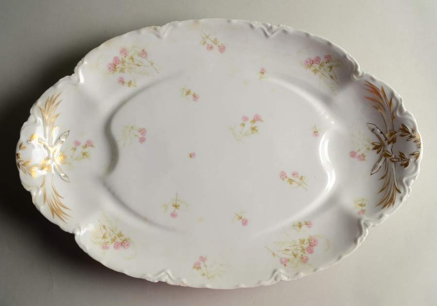 H4000 20" Oval Serving Platter by Haviland-1