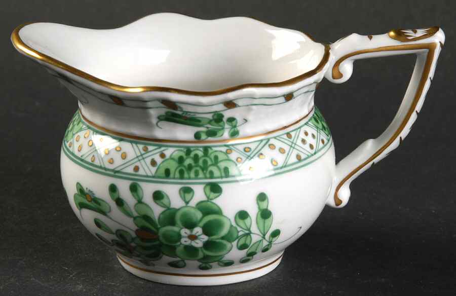 Waldstein Green Individual Creamer by Herend-1