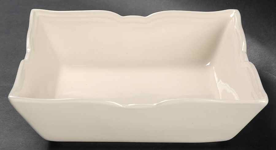 Bella Ivory Square Soup/Cereal Bowl by Home-1