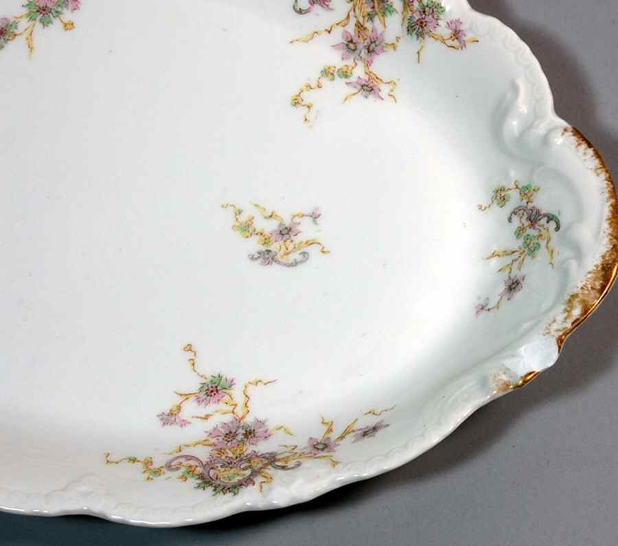 H4007 14" Oval Serving Platter by Haviland-1