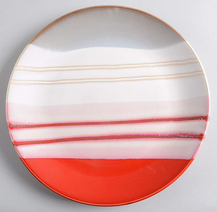 Jazz Red Salad Plate by Home Trends-1