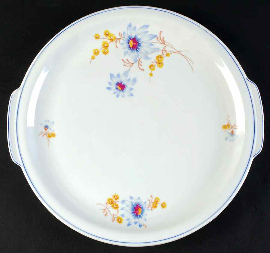 HUT1957 Handled Cake Plate by Hutschenreuther-1