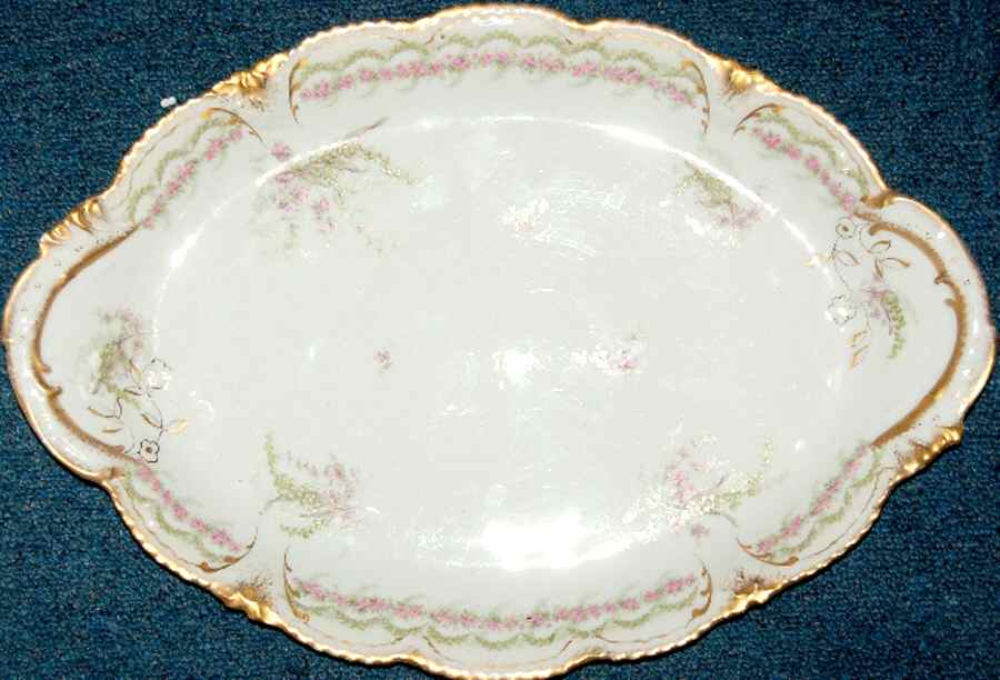 H4013 13" Oval Serving Platter by Haviland-1