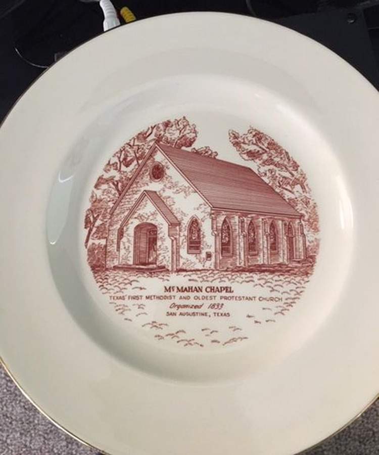 Church Plates (Various Shapes) Dinner Plate by Homer Laughlin -1