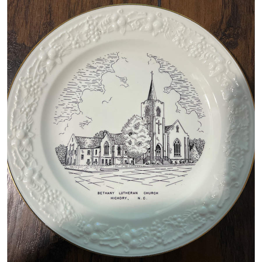 Church Plates (Various Shapes) Dinner Plate by Homer Laughlin -1